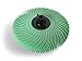 JoolTool 3M Scotch-Brite Green Radial Bristle Brush Assembled with Plastic Tapered Mandrel Hub, 6 Ply, 3