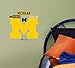 FATHEAD NCAA Michigan Wolverines Teammate Logo Decor, Multi, 11 x 10 x 0.05
