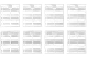 ZHICHENG 8pcs HEPA filter compatible with iLife A30 A30 pro robot vacuum cleaner spare parts