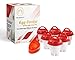 Egg Cooker - hard boiled egg maker without the Shell, Eggies AS SEEN ON TV ready for snack,6 Pack hard boiled egg maker with EGG TIMER.