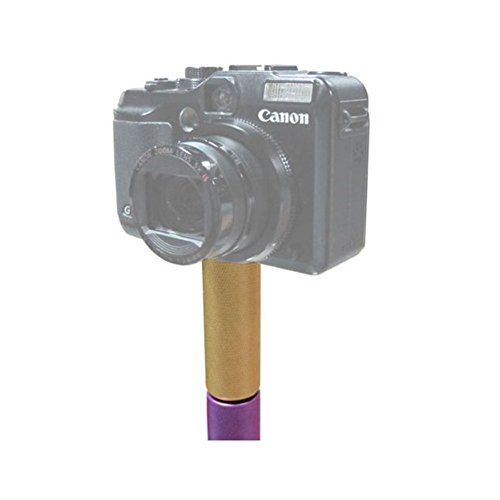 Metal Handle Hand Grip, Camera Video Stick Stabilizer,9cm 3.54 inch with 1/4'' Screw for Canon Nikon Sony Camera Clearer Pictures(Black)