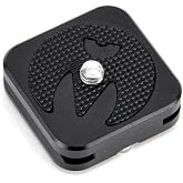 3 Legged Thing QR4-EQ 1.49x1.49 Arca Swiss Quick Release Plate - Darkness (Matte Black) (QR4-DARK)