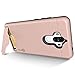 Huawei Mate 9 Case, CoverON [SecureCard Series] Slim Fit Protective Hard Hybrid Cover with Credit Card Slot and Kickstand Phone Case for Huawei Mate 9 - Rose Gold
