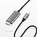 LENTION 6FT USB C to HDMI 2.0 Cable Adapter (4K/60Hz) Compatible 2023-2016 MacBook Pro, New iPad/Surface/Mac Air, Note 21/20/10, Stable Driver Certified (CB-CU707-2M, Space Gray)