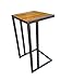 Design 59 Acacia Hardwood C Table/End Table/Laptop Stand, No Assembly Required