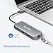 USB C Hub, 8-in-1 USB C Adapter with 4K HDMI, 100W Power Delivery, USB 3.0 Ports, 1Gbps Ethernet Port and SD/TF Card Readers for MacBook/Pro/Air, Type-C Laptops, iPad Pro and More