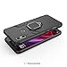 Cocomii Black Panther Ring Xiaomi Mi A2/Mi 6X Case, Slim Thin Matte Vertical & Horizontal Kickstand Ring Grip Reinforced Drop Protection Bumper Cover Compatible with Xiaomi Mi A2/Mi 6X (Jet Black)