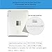 Aoub Case for iPad 2/3/4 (Old Model), Ultra Slim Lightweight Trifold Stand Smart Auto Sleep/Wake Cover, Soft TPU Silicone Back Case for iPad 2nd/3rd/4th Generation, Black