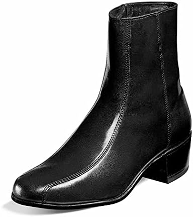 Amazon.com | Florsheim Essex Moc Toe Zipper Boot Black, 6 | Chelsea