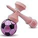 Pink & Black Soccer Kendama And Extra String