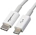 Amazon Basics USB-C to Micro USB 2.0 Charger Cable - 3 Feet (0.9 Meters), White