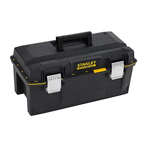 Stanley FatMax Werkzeugbox (58,4 x 30,5 x 26,7 cm, spritzwassergeschützer Koffer, robuste nicht-rostende Metallschließen… – Bild 3