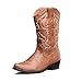 SheSole Women's Winter Western Cowgirl Cowboy Boots