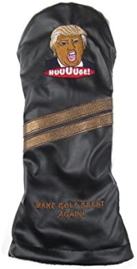Sunfish Leather Driver Golf Headcover Embroidered Trump