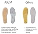 ABUSA Sheepskin Insoles Women's Premium Think Wool Fur Fleece Inserts Cozy & Fluffy 8 1 Pack