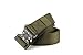Motusamare Tactical Belt Heavy Duty Military Style Webbing Riggers Web Belt with 1.5 Metal Buckle (Ranger Green)