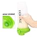 HOOPLE Shaker Bottle Protein Powder Shake Blender Gym Smoothie Cup, BPA Free, Auto-Flip Leak-Proof Lid, Handle with Ball Included - 24 Ounce