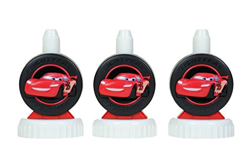 good2grow spill-proof bottle toppers 3-pack, Lightning McQueen