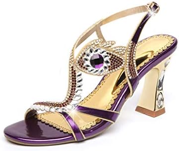 purple and gold heels