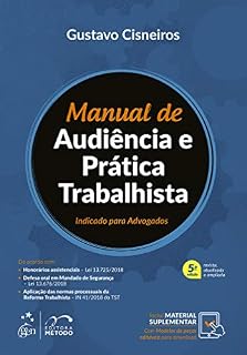 Livro Manual de Audiência e Prática Trabalhista