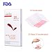 Waxkiss Waxing Strips Cold Wax Strip Hair Removal for Face Armpit Legs Bikini Remove Unwanted Body Hair Waxing Paper 20 count (Rose)
