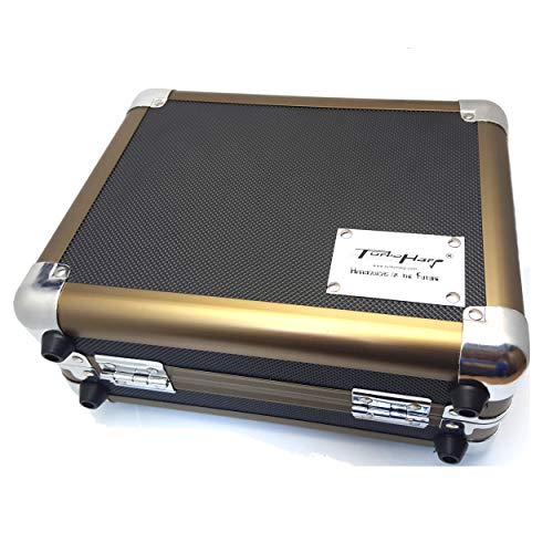 Deluxe TurboHarp Harmonica Case (Red and Black)