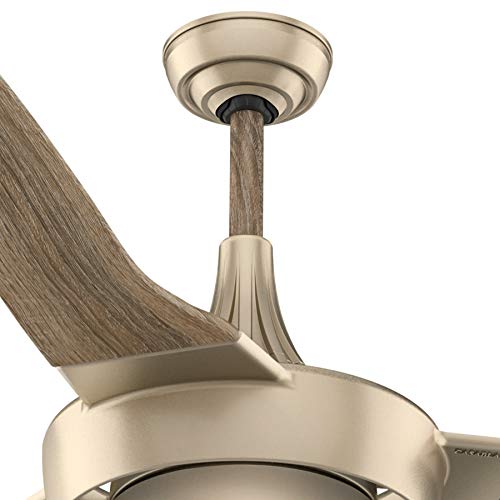 Casablanca Fan 64 inch Contemporary Metallic SunSand Ceiling Fan with Light Kit and Remote Control (Certified Refurbished)