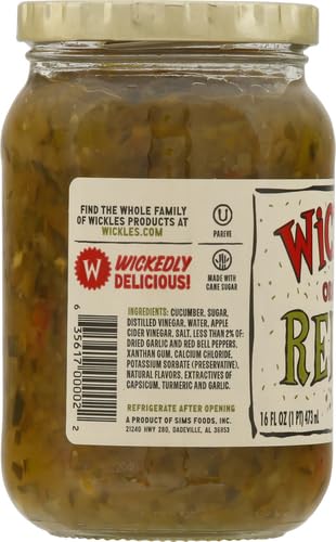 WICKLES ORIGINAL RELISH, 16 OZ
