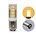 HxLED Dimmable Ba15d Bulb, Ba15d Double Contact Bayonet Base LED Corn Bulb, 5W Equivalent to 50W Halogen Bulbs, 500LM, 120V, Warm White 2800K for Sewing Machine Lamp (2 Pack)