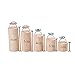Bocar Natural Wood 5 PCS Cylinder Ring Display Stand (MT-5Z)
