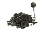 Prince RD512CA5A4B1 Directional Control Valve, Single Spool, 4 Ways, 3 Positions, Spring Center To Neutral, Cast Iron, 3000 psi, Lever Handle, 30 gpm, In/Out: 3/4" NPTF, Work 1/2" NPTF