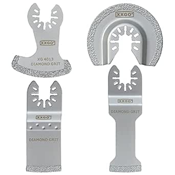 Xxgo 4 Pcs Oscillating Multi Tool Diamond Blades For Grit Grout Removal Xg4004d Amazon Com Tools Home Improvement