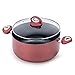 CO-Z 12-PCS Cookware Set Teflon-Coated Nonstick Pots and Pans Set, Induction Compatible, with Bakelite Handle, FDA Certificated, PFOA –Free, Dishwasher-Safe (12-PCS Cookware Set)