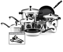 Farberware Classic Stainless Steel 15-Piece Cookware Set