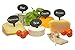 Cheese Markers Set from Royal Casa. A Set of 8 items - 6(!) Natural Slate Cheese Labels and 2 Chalk Markers. A gift Set