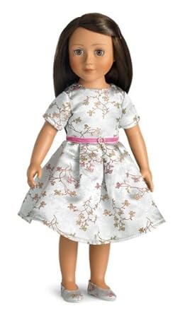 Julia 18 inch Mediterranean Doll in Brocade Dress and Blue Gift Box