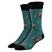 Socksmith Mens Crew Socks "Cowboy" Teal - One Size