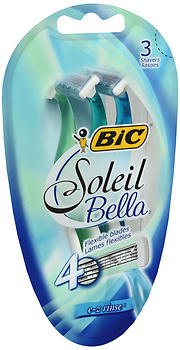 Bic Soleil Bella Shavers E-Z Rinse - 3 ct, Pack of 5