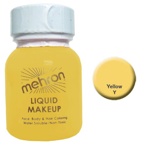 Mehron Liquid Face Paints - Yellow Y (1 oz)