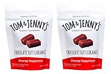Tom & Jenny's Sugar Free Candy Chocolate Soft Caramels Sweetened with Xylitol and Maltitol, (2-pack, net weight 9.2 oz)