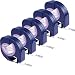 Aonomi Compatible Label Tape Replacement for DYMO LetraTag Refills 16952 Clear Transparent Plastic Tapes for DYMO LetraTag LT-100H LT-100T Plus QX 50 Label Maker, Black on Clear, 1/2'' x 13', 5-Pack