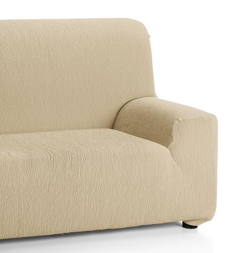 Martina Home Emilia Elastic Sofa Cover for 3 Seater Sofa in Mink, 170 to 220 cm Wide