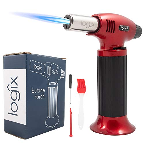 LOGIX 20911 Torch Lighters, Cooking Torch for Crème Brûlée, Butane