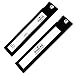 Shacke Luggage Tags with Long Bendable Rubber Design w/Steel Loops - Set of 2