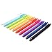 KACO Retractable Gel ink Pens,Extra Fine Point (0.5 mm)-10 Pack, 10 Different Color Barrel with Black Ink (I861)