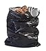 ToughBag 95-96 Gallon Extra-Large Trash Bags, 61x68” Black Outdoor Garbage Bags, 2 Mil Thick (25 Count) – Heavy-Duty Commercial Contractor Bags, For Custodial, Landscape, and Toter Liner, Made In USA
