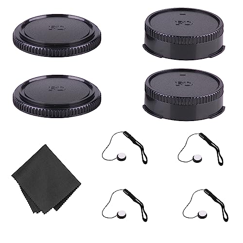 Body & Rear Lens Cap Set - Canon FD AV-1 FTb AT-1 F-1 FL SLR Camera