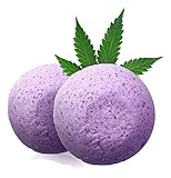 Hemp Bath Bombs by VEYO Nutrition - Trusted National Brand - SAGE HAZE - 100% Organic Natural Hemp Oil Extract & Lavender Essential Oils - 2 Pack