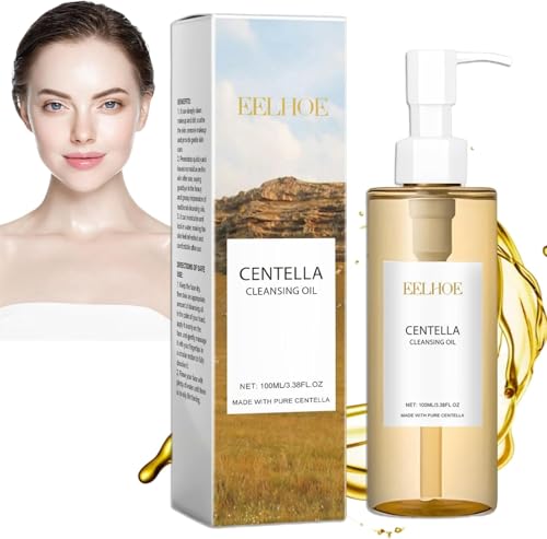 LBOYLOVE® Centella Cleansing Oil, Natural Oil Cleaner, Face Cleanser Women, Oil-Based Facial Cleanser Gentle Makeup Removal, Make Up Remover, Cleansing Oil for Face, Face Wash Women, Gentle Cleanser