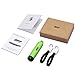 DOFLY Portable power bank External battery pocket charger key chain charger for iphone ipad Samsung and smart phone (Green)